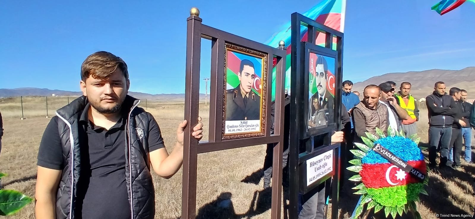 В Ходжалы захоронены останки двух числившихся пропавшими без вести шехидов I Карабахской войны (ФОТО)