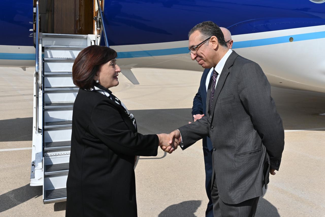 Сахиба Гафарова находится с рабочим визитом в Египте (ФОТО)