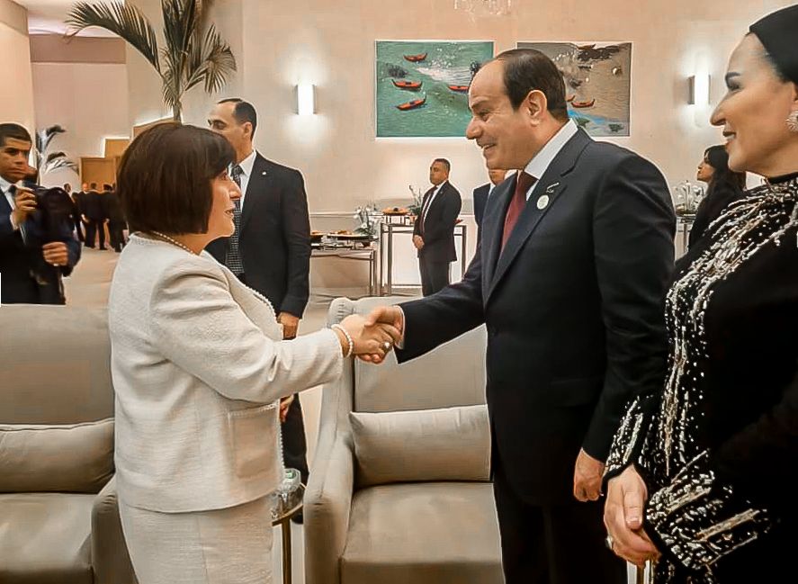 Сахиба Гафарова приняла участие в церемонии открытия Большого Египетского Музея (ФОТО)