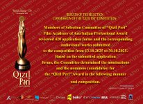 В Азербайджане определены номинанты профессиональной кинопремии Qızıl Pəri – список (ФОТО)