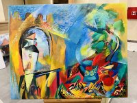 Достопримечательности старинной части Баку представлены на художественном симпозиуме в Сербии (ФОТО)