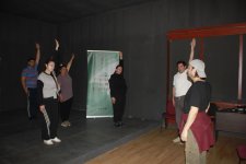 В Физулинском драматическом театре прошли мастер-классы по сценическому искусству (ФОТО)