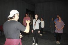 В Физулинском драматическом театре прошли мастер-классы по сценическому искусству (ФОТО)