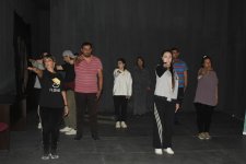 В Физулинском драматическом театре прошли мастер-классы по сценическому искусству (ФОТО)