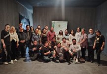 В Физулинском драматическом театре прошли мастер-классы по сценическому искусству (ФОТО)