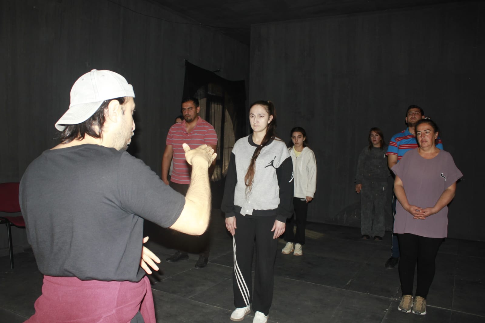 В Физулинском драматическом театре прошли мастер-классы по сценическому искусству (ФОТО)