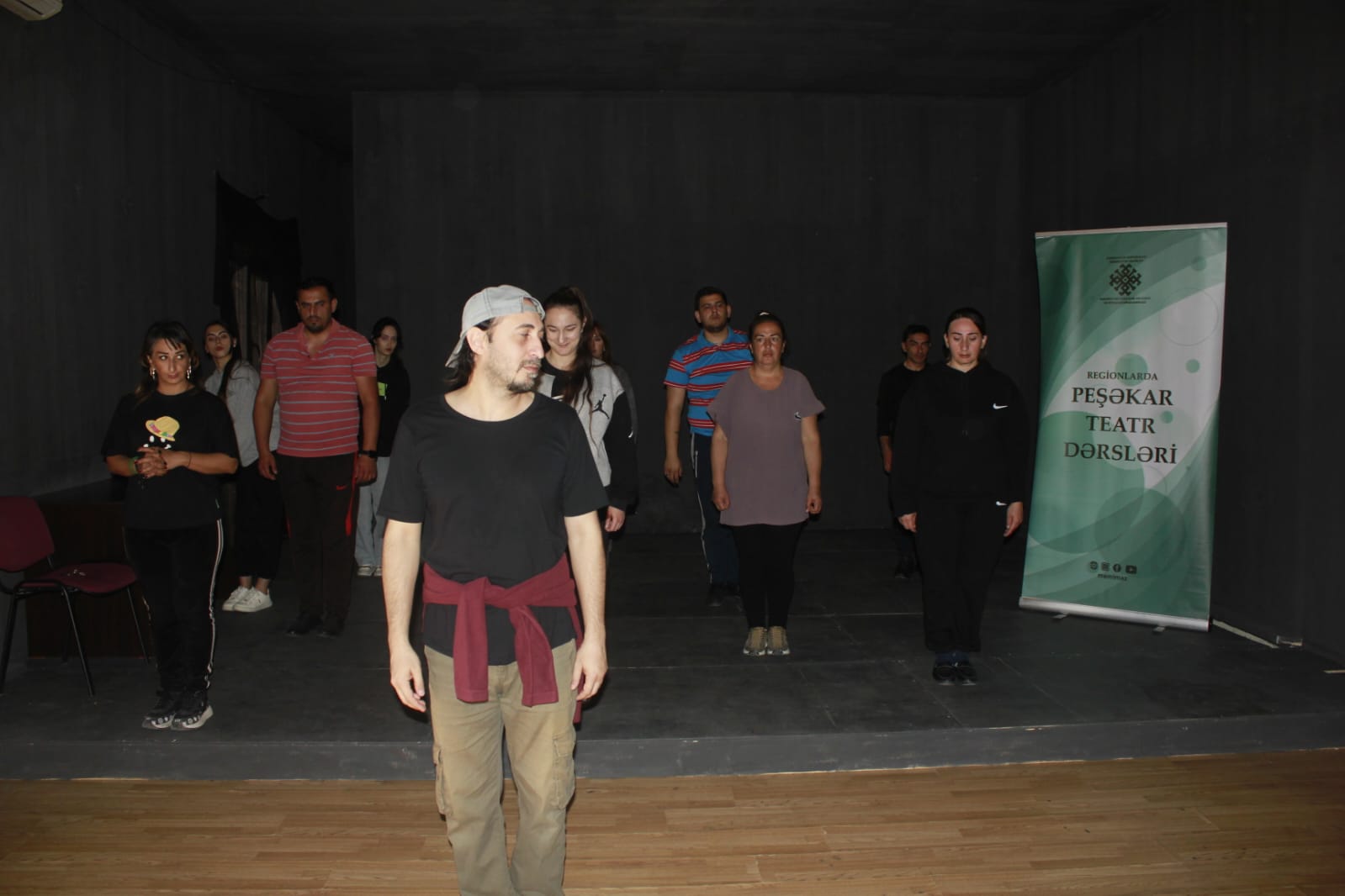 В Физулинском драматическом театре прошли мастер-классы по сценическому искусству (ФОТО)