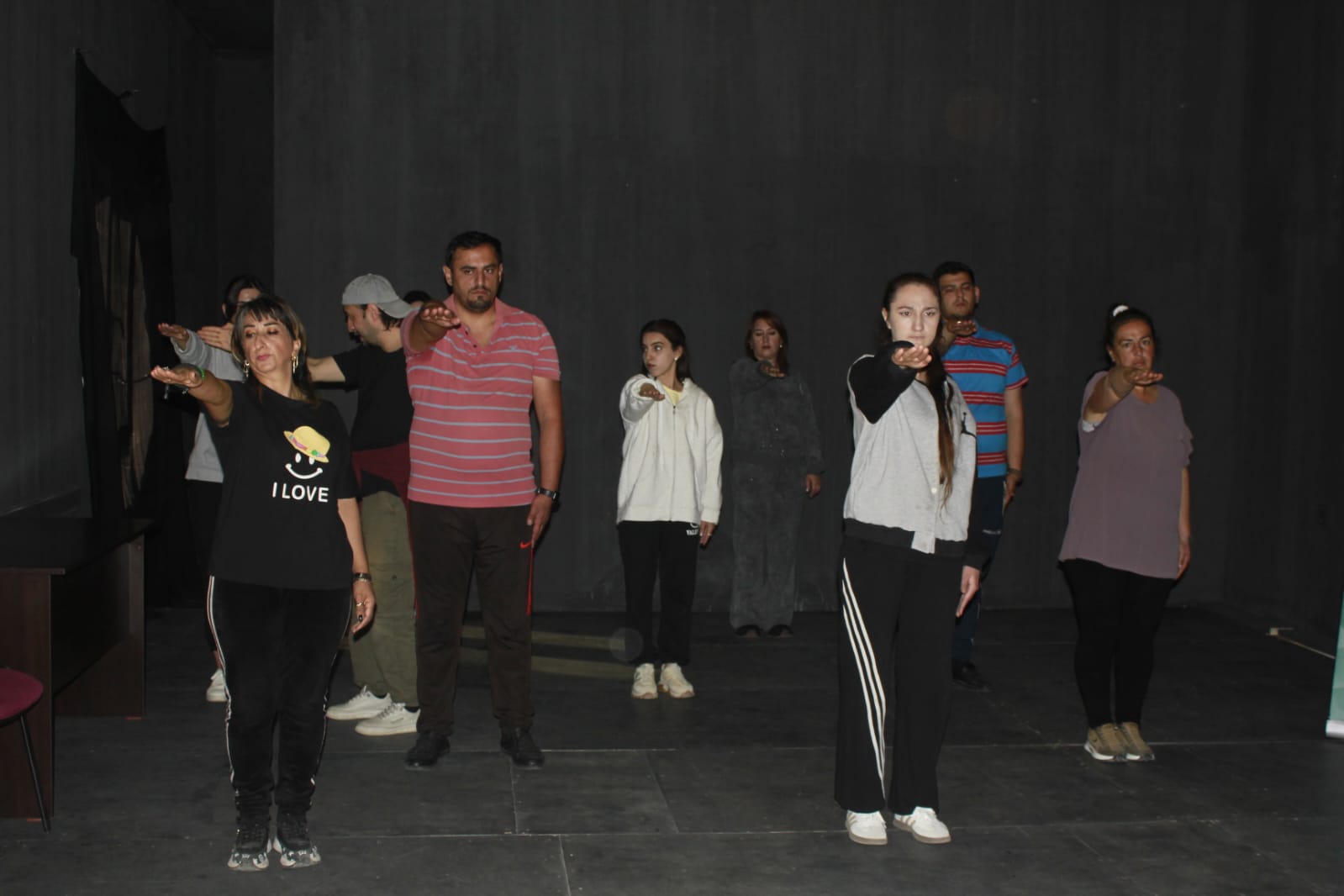 В Физулинском драматическом театре прошли мастер-классы по сценическому искусству (ФОТО)