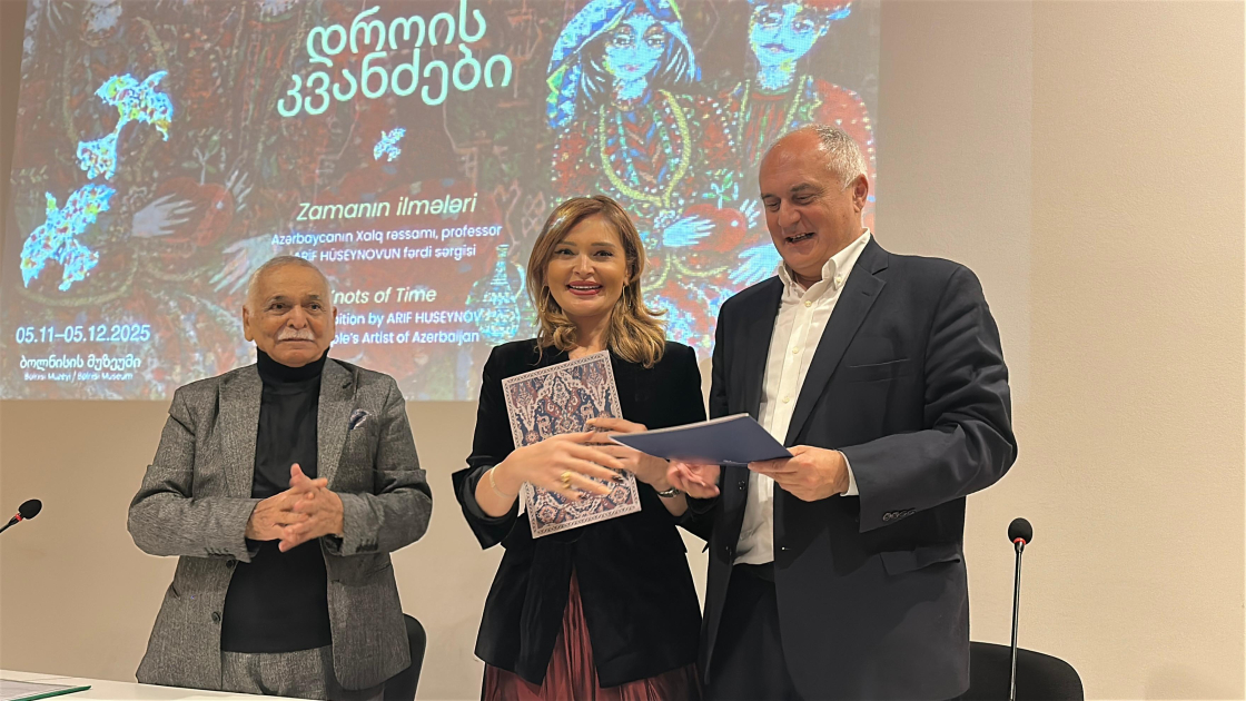 В Болнисском музее открылась выставка народного художника Азербайджана Арифа Гусейнова (ФОТО)