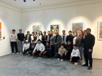 В Болнисском музее открылась выставка народного художника Азербайджана Арифа Гусейнова (ФОТО)