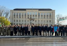 В городе Шуша прошел военный парад в честь 5-летия Дня Победы (ФОТО)