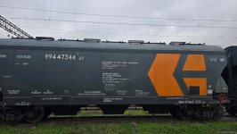 В Баку прибыл поезд с казахстанским зерном, следующий транзитом в Армению (ФОТО/ВИДЕО)