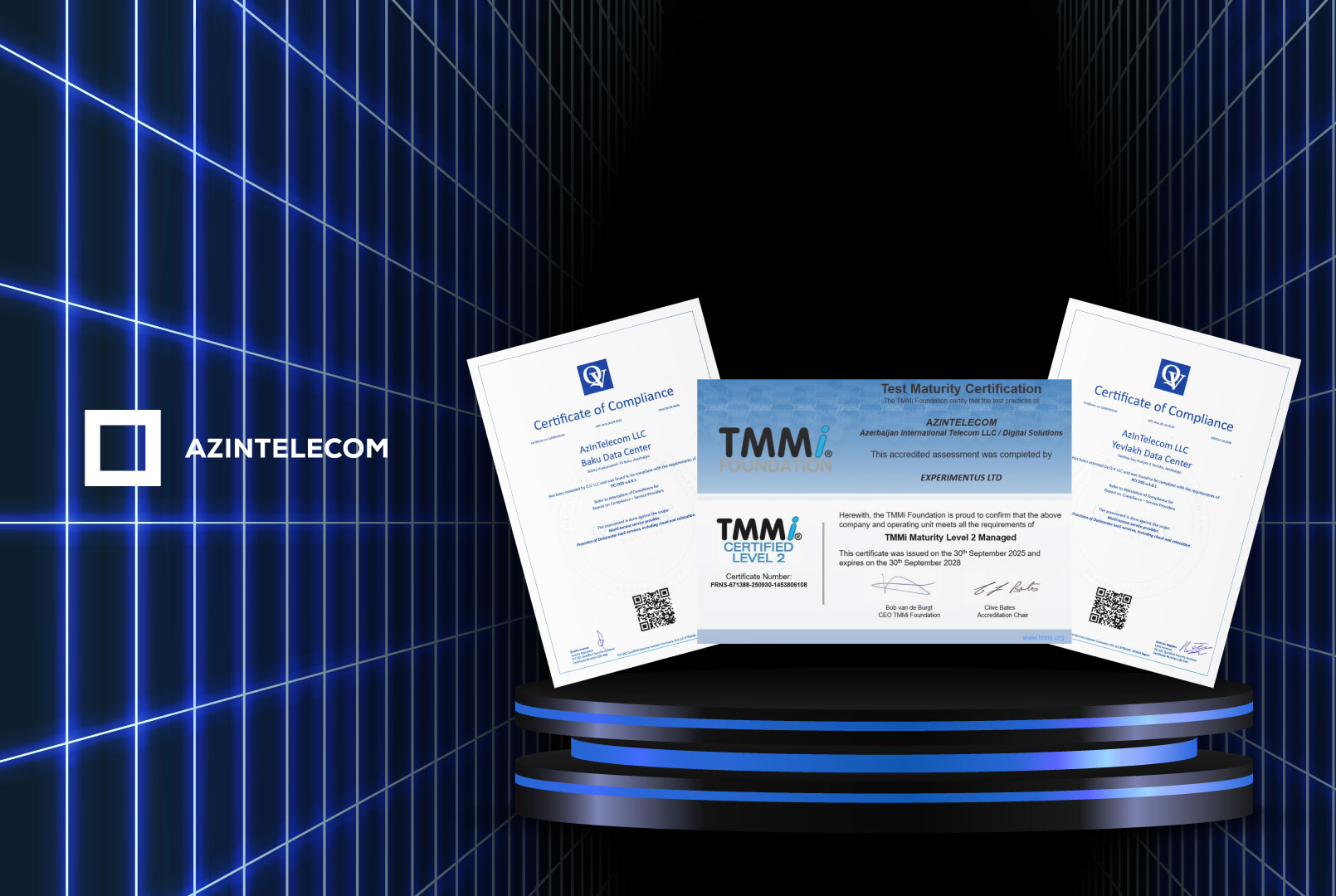 Компания «AzInTelecom» успешно прошла две международные сертификации