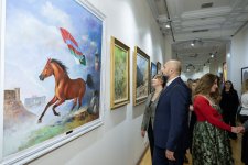 В Национальном музее искусств Азербайджана открылась выставка "Цвета Победы" (ФОТО)