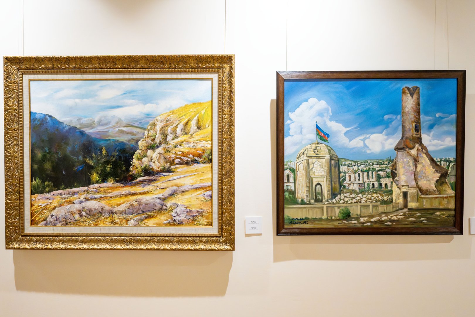 В Национальном музее искусств Азербайджана открылась выставка "Цвета Победы" (ФОТО)