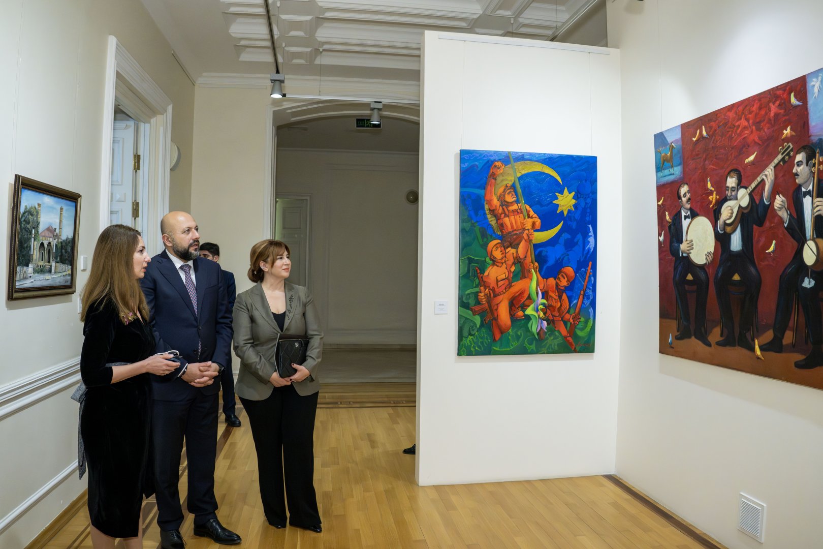 В Национальном музее искусств Азербайджана открылась выставка "Цвета Победы" (ФОТО)