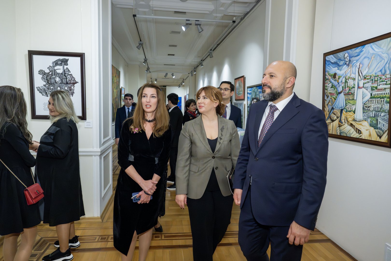 В Национальном музее искусств Азербайджана открылась выставка "Цвета Победы" (ФОТО)