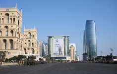 Президент Ильхам Алиев, Первая леди Мехрибан Алиева, Реджеп Тайип Эрдоган и Мухаммад Шахбаз Шариф приняли участие в Военном параде, посвященном пятой годовщине Победы в Отечественной войне (ФОТО/ВИДЕО)