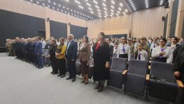 В Шушинской городской средней школе №1 прошло мероприятие, посвященное Дню Победы (ФОТО)