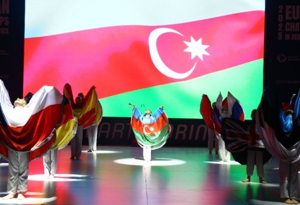 В Гяндже проходит чемпионат Европы по аэробной гимнастике (ФОТО)