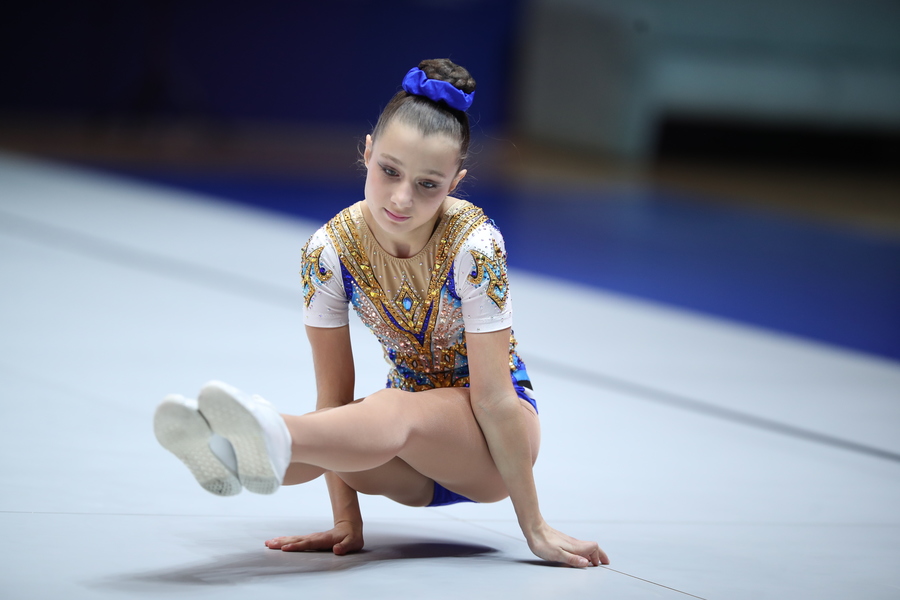 В Гяндже проходит чемпионат Европы по аэробной гимнастике (ФОТО)