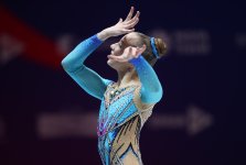 В Гяндже проходит чемпионат Европы по аэробной гимнастике (ФОТО)