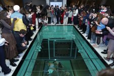 Состоялась торжественная презентация ковра "Джанги" в честь Дня Победы Азербайджана (ФОТО)