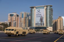 Президент Ильхам Алиев, Первая леди Мехрибан Алиева, Реджеп Тайип Эрдоган и Мухаммад Шахбаз Шариф приняли участие в Военном параде, посвященном пятой годовщине Победы в Отечественной войне (ФОТО/ВИДЕО)