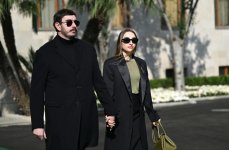 Президент Ильхам Алиев, Первая леди Мехрибан Алиева, Реджеп Тайип Эрдоган и Мухаммад Шахбаз Шариф приняли участие в Военном параде, посвященном пятой годовщине Победы в Отечественной войне (ФОТО/ВИДЕО)