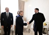 Президент Ильхам Алиев, Первая леди Мехрибан Алиева, Реджеп Тайип Эрдоган и Мухаммад Шахбаз Шариф приняли участие в Военном параде, посвященном пятой годовщине Победы в Отечественной войне (ФОТО/ВИДЕО)