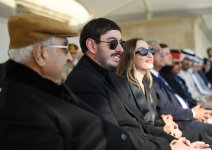 Президент Ильхам Алиев, Первая леди Мехрибан Алиева, Реджеп Тайип Эрдоган и Мухаммад Шахбаз Шариф приняли участие в Военном параде, посвященном пятой годовщине Победы в Отечественной войне (ФОТО/ВИДЕО)