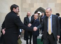 Президент Ильхам Алиев, Первая леди Мехрибан Алиева, Реджеп Тайип Эрдоган и Мухаммад Шахбаз Шариф приняли участие в Военном параде, посвященном пятой годовщине Победы в Отечественной войне (ФОТО/ВИДЕО)