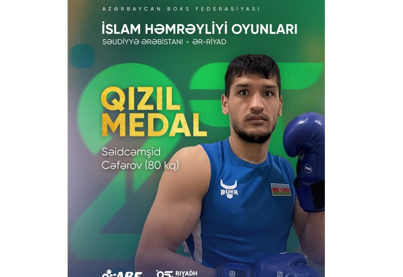 Азербайджанский боксер завоевал золотую медаль на Играх исламской солидарности