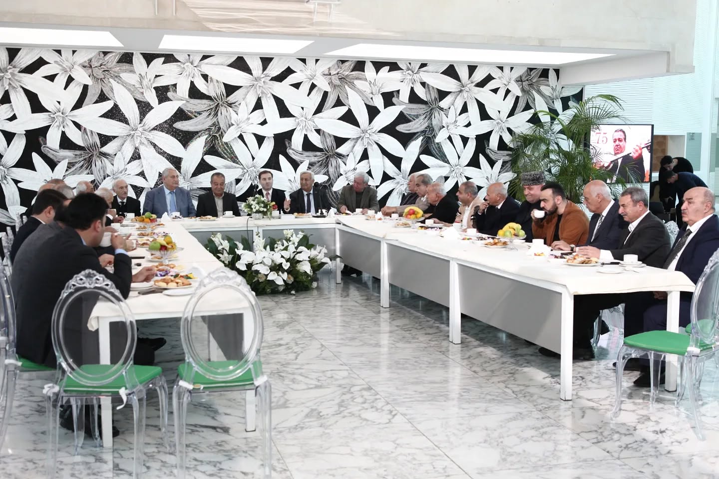 Отмечен юбилей видного исполнителя мугама, народного артиста Азербайджана Агасалима Абдуллаева (ФОТО)