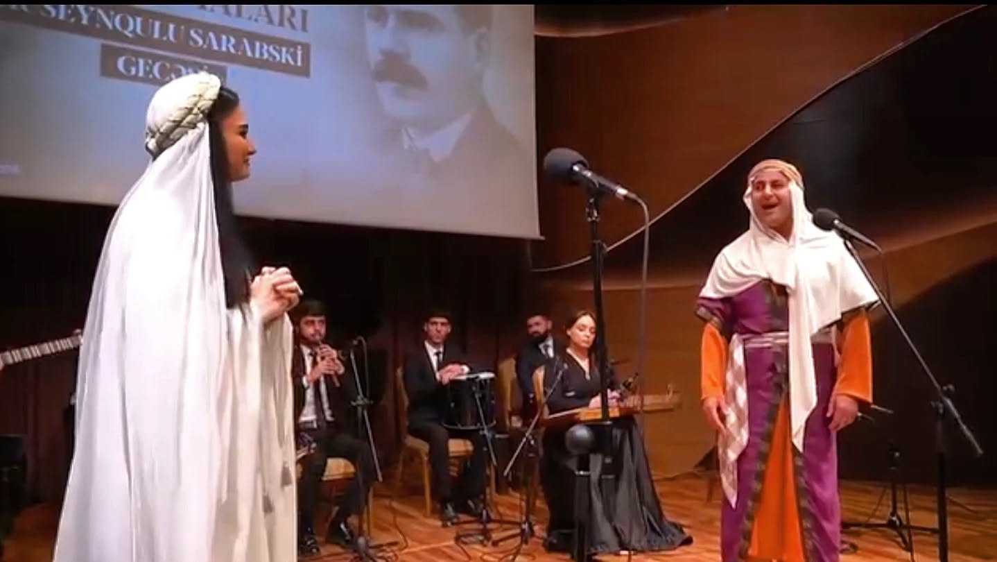 В рамках проекта "Исторические лица театра" представлен концерт памяти Гусейнгулу Сарабского (ФОТО)