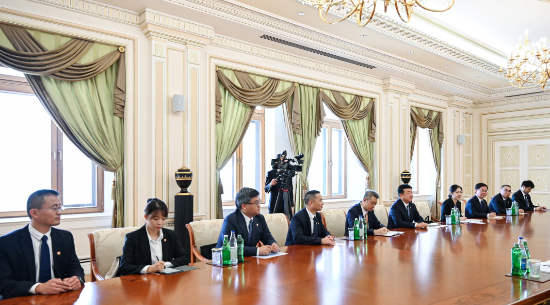 Президент Ильхам Алиев принял делегацию китайской компании China Datang Corporation Ltd. (ФОТО)