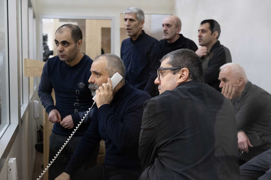 Продолжился суд над лицами, обвиняемыми в совершении многочисленных преступлений против азербайджанского народа (ФОТО)