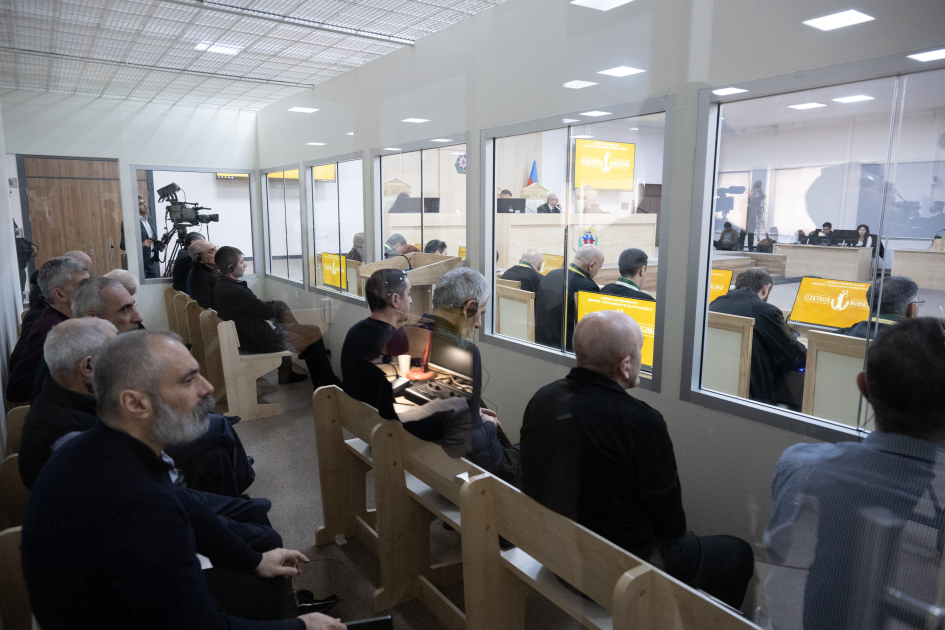 Продолжился суд над лицами, обвиняемыми в совершении многочисленных преступлений против азербайджанского народа (ФОТО)