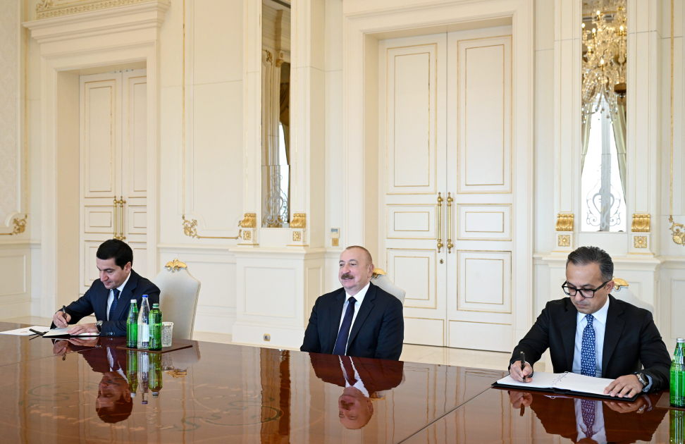 Президент Ильхам Алиев принял делегацию Церкви Иисуса Христа Святых последних дней из США (ФОТО)