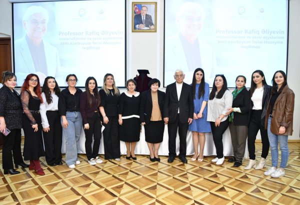 Научные материалы всемирно известного учёного Рафига Алиева переданы в музей (ФОТО)