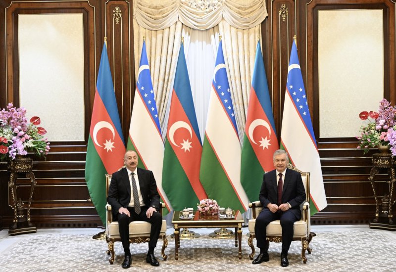 В Ташкенте состоялась встреча Президента Азербайджана Ильхама Алиева с Президентом Узбекистана в формате один на один (ФОТО/ВИДЕО)