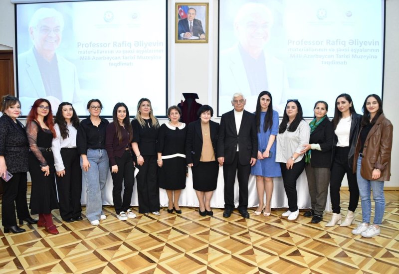 Научные материалы всемирно известного учёного Рафига Алиева переданы в музей (ФОТО)