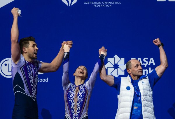 Азербайджанские гимнасты стали чемпионами Европы (ФОТО)