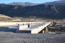 Члены Координационного штаба ознакомились с работами по Зангезурскому коридору и строительством моста Агбенд-Келале (ФОТО)