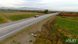 Реализация проекта по расширению участка дороги Гянджа-Газах-граница с Грузией находится на завершающей стадии (ФОТО)