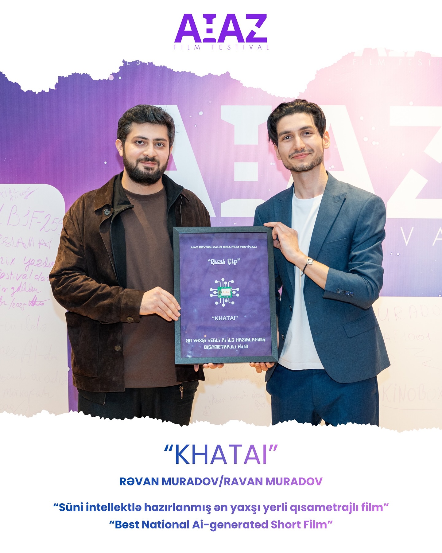 В Баку наградили победителей первого на Кавказе кинофестиваля AİAZ с технологией ИИ (ФОТО)