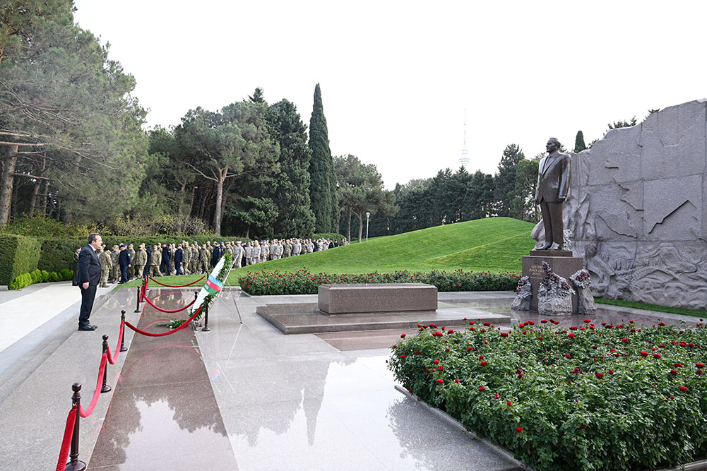 Делегация Национального университета обороны Турции находится с визитом в Азербайджане (ФОТО)