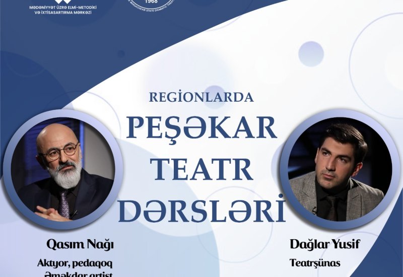 Cледующий адрес проекта "Уроки профессионального театра в регионах" - Мингячевир