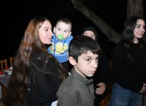 Лейла Алиева и Арзу Алиева навестили семью Панджали Теймурова в Астаре (ФОТО)