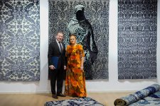 В Тиране состоялось открытие выставки ковров "Азерхалча" - "Да будут благословенны ваши руки!" (ФОТО)